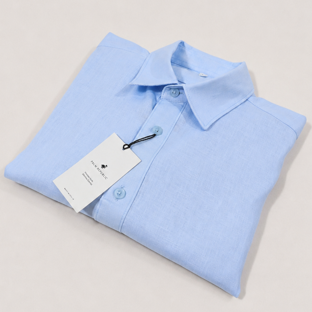 Sky Blue - Premium Linen Shirt