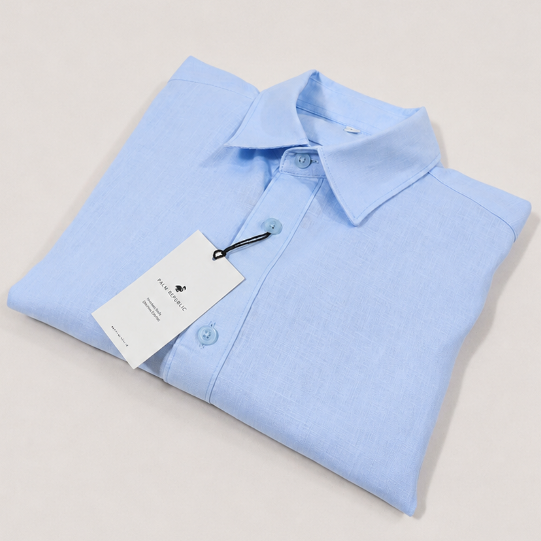 Sky Blue - Premium Linen Shirt