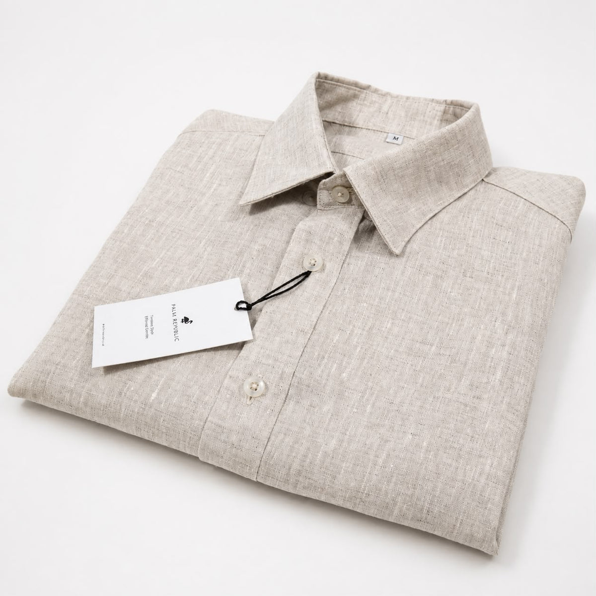 Sand - Premium Linen Shirt